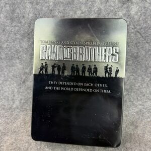 Band‎ Of Brothers DVD 6-Disc Set Tin Box Tom Hanks Steven Spielberg HBO WW II